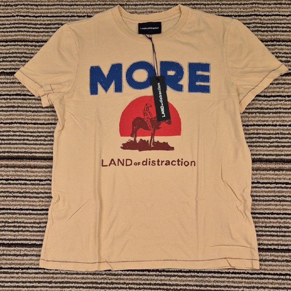 LAND OF DISTRACTION Kate Blondie More Organic Cotton Womens M‎ Short Sleeve Top